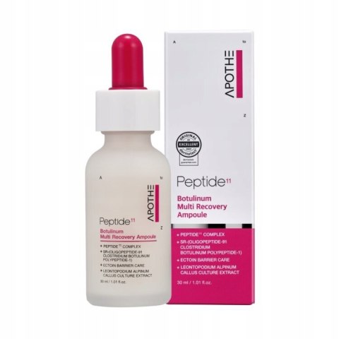 APOTHE | Peptide Botulinum Multi Recovery Ampoule | Ujędrniająca Ampułka z Peptydami i Botuliną - 30ml z Peptydami