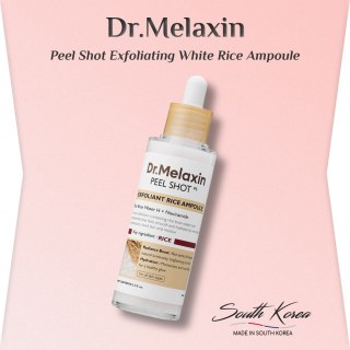 Dr.Melaxin | Peel Shot Exfoliating White Rice Ampoule | Delikatny Peeling Ryżowy Blask i Gładka Cera - 80ml