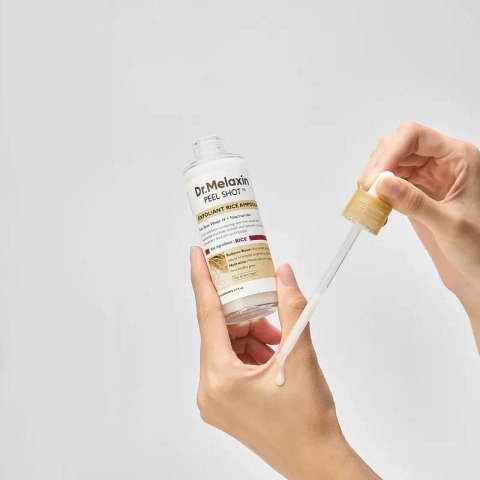 Dr.Melaxin | Peel Shot Exfoliating White Rice Ampoule | Delikatny Peeling Ryżowy Blask i Gładka Cera - 80ml