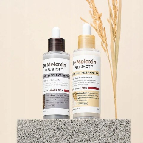 Dr.Melaxin | Peel Shot Exfoliating White Rice Ampoule | Delikatny Peeling Ryżowy Blask i Gładka Cera - 80ml