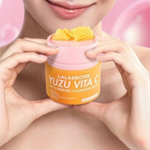 LalaRecipe | Yuzu Vita C 3in1 Gommage Cleansing Balm | Balsam Oczyszczający z Witaminą C i Yuzu - 50ml