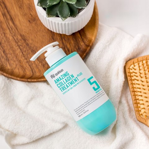 SPAKLEAN | Amazing Collagen Treatment Plus | Balsam do Włosów Kolagen Regeneracja i Nawilżenie - 500ml