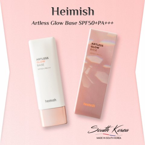 Heimish | Artless Glow Base SPF50+/PA+++ | Koreańska Baza pod Makijaż Rozświetlająca - 40ml