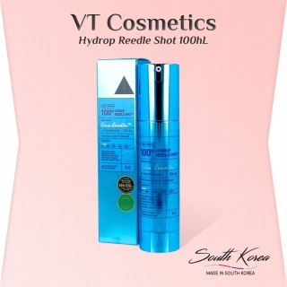 VT Cosmetics | Hydrop Reedle Shot 100hL | Mikroigłowy Booster Serum Nawilżające na Trądzik i Zaskórniki 50ml
