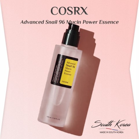 COSRX | Advanced Snail 96 Mucin Power Essence | Esencja ze Śluzu Ślimaka Nawilżająca - 100ml