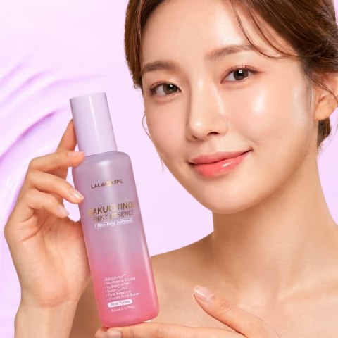 LalaRecipe | Bakuchinol First Essence | Koreańska Esencja Przeciwzmarszczkowa do Twarzy - 155ml