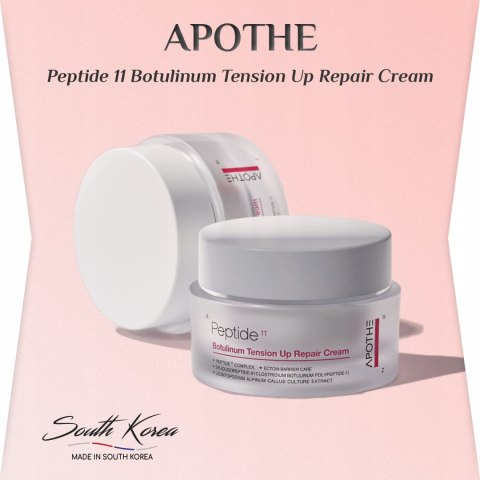 APOTHE | Peptide 11 Botulinum Tension Up Repair Cream | Koreański Krem Przeciwzmarszczkowy - 50ml
