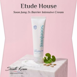 Etude House | Soon Jung 2x Barrier Intensive Cream | Koreański Krem Regenerujący do Twarzy - 60ml