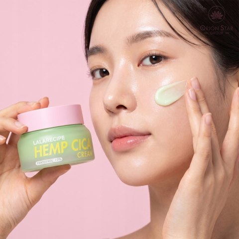 LalaRecipe | Hemp Cica Cream | Koreański Krem Łagodzący do Twarzy - 50ml