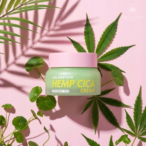 LalaRecipe | Hemp Cica Cream | Koreański Krem Łagodzący do Twarzy - 50ml