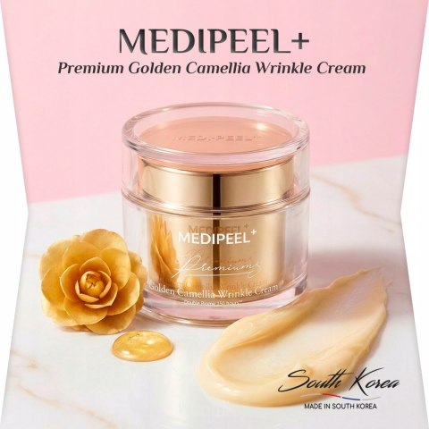 MEDI-PEEL | Premium Golden Camellia Wrinkle Cream | Koreański Krem Przeciwzmarszczkowy do Twarzy - 50ml