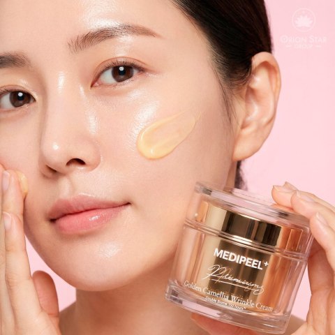 MEDI-PEEL | Premium Golden Camellia Wrinkle Cream | Koreański Krem Przeciwzmarszczkowy do Twarzy - 50ml