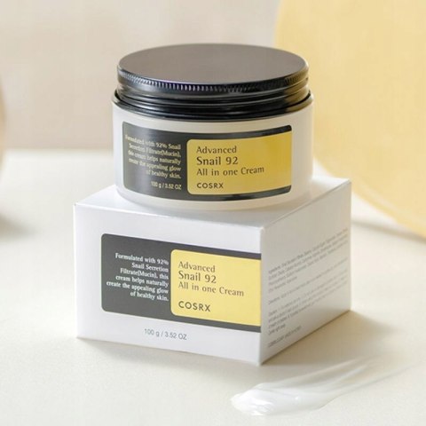 COSRX | Advanced Snail 92 All in One Cream | Wielofunkcyjny Krem do Twarzy Nawilżający - 100g