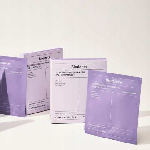 Biodance | Rejuvenating Caviar PDRN Real Deep Mask | Koreańska Maska do Twarzy na Zmarszczki - 1szt