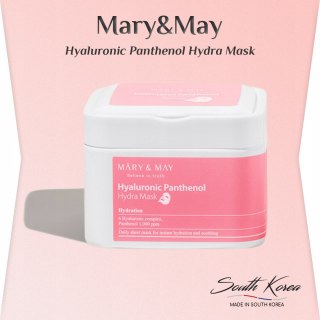 Mary&May | Hyaluronic Panthenol Hydra Mask | Koreańska Maska do Twarzy Nawilżająca - 30szt