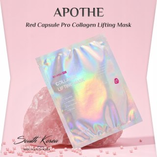 APOTHE | Red Capsule Pro Collagen Lifting Mask | Koreańska Maska w Płachcie na Zmarszczki - 1 szt