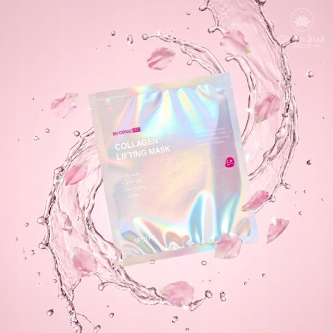 APOTHE | Red Capsule Pro Collagen Lifting Mask | Koreańska Maska w Płachcie na Zmarszczki - 1 szt