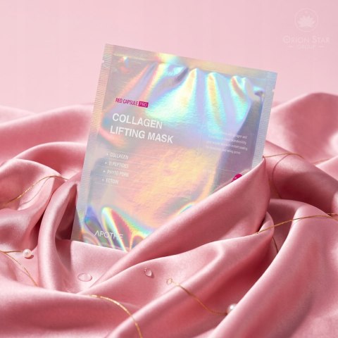 APOTHE | Red Capsule Pro Collagen Lifting Mask | Koreańska Maska w Płachcie na Zmarszczki - 1 szt