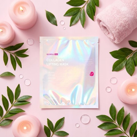 APOTHE | Red Capsule Pro Collagen Lifting Mask | Koreańska Maska w Płachcie na Zmarszczki - 1 szt