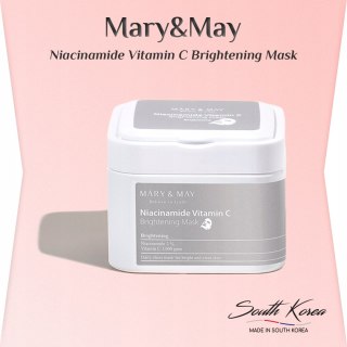 Mary&May | Niacinamide Vitamin C Brightening Mask | Maski w Płachcie Niacynamid Witaminą C - 30szt