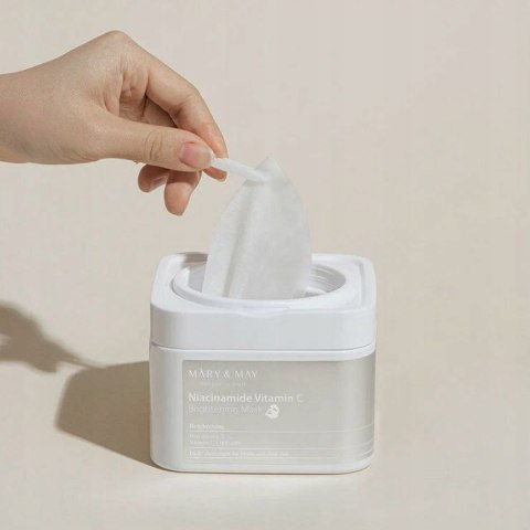 Mary&May | Niacinamide Vitamin C Brightening Mask | Maski w Płachcie Niacynamid Witaminą C - 30szt