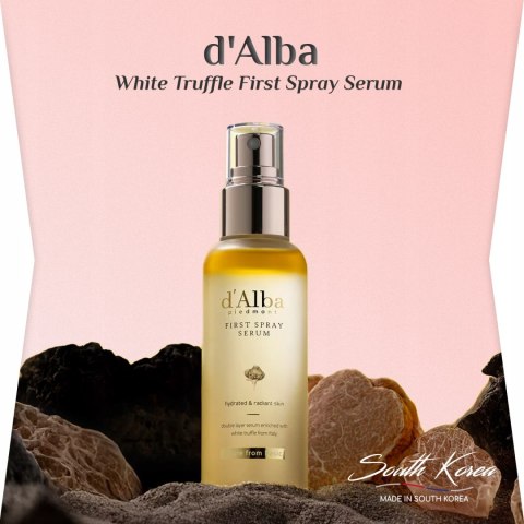 d'Alba | White Truffle First Spray Serum | Koreańskie Serum w Sprayu do Skóry Suchej - 100ml
