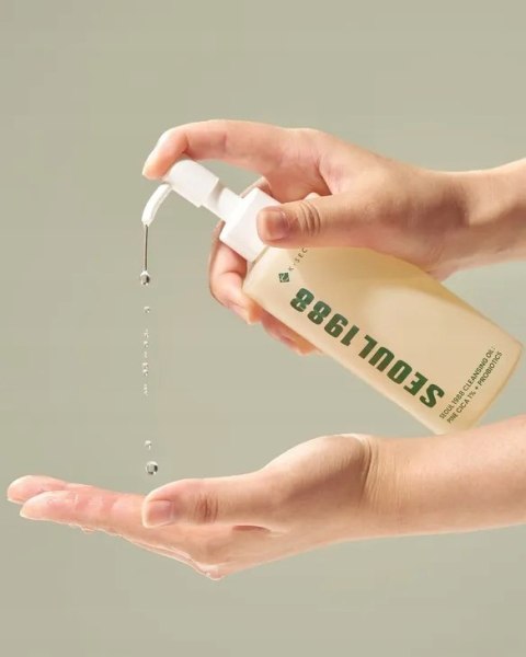K-SECRET | SEOUL 1988 Cleansing Oil : Pine Cica 1% + Probiotics | Olejek do Demakijażu na Trądzik - 200ml