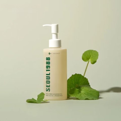 K-SECRET | SEOUL 1988 Cleansing Oil : Pine Cica 1% + Probiotics | Olejek do Demakijażu na Trądzik - 200ml