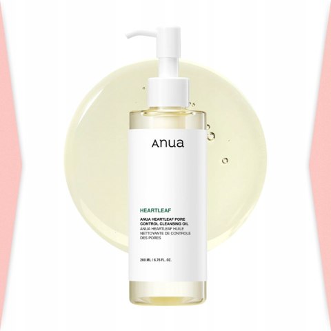 ANUA | Heartleaf Pore Control Cleansing Oil | Olejek do Demakijażu i Oczyszczania Porów - 200ml
