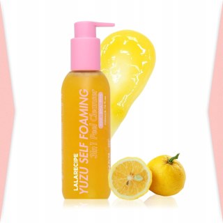 LalaRecipe | Yuzu Self Foaming Cleanser | Oczyszczająca Pianka do Twarzy z Yuzu i Witaminą C - 200ml
