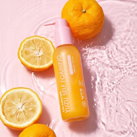 LalaRecipe | Yuzu Self Foaming Cleanser | Oczyszczająca Pianka do Twarzy z Yuzu i Witaminą C - 200ml