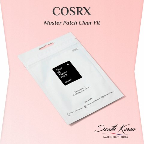 COSRX | Master Patch Clear Fit | Maskujące Plastry na Wypryski i Trądzik -18szt