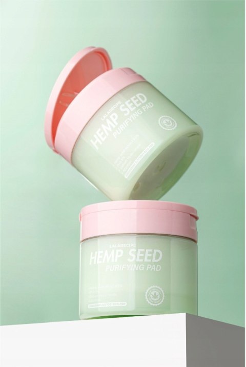 LalaRecipe | Hemp Seed Purifying Pad | Koreańskie Płatki Oczyszczające na Niedoskonałości - 70szt