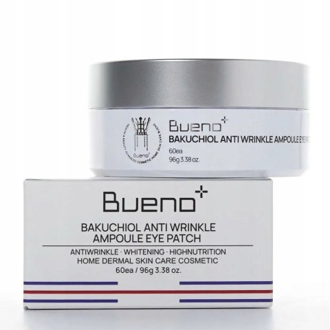 Bueno | Bakuchiol Anti Wrinkle Ampoule Eye Patch | Koreańskie Płatki pod Oczy na Zmarszczki - 60szt