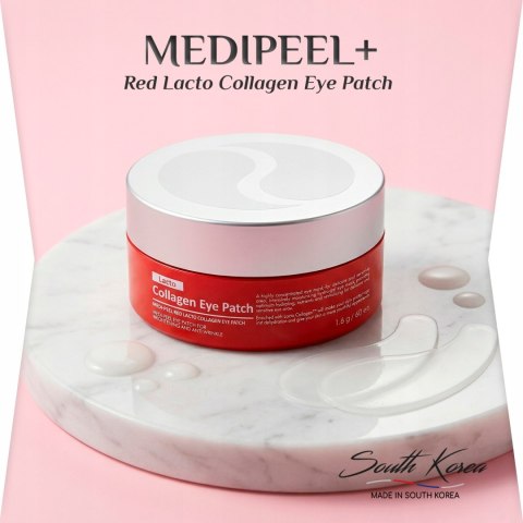 MEDI-PEEL | Red Lacto Collagen Eye Patch | Koreańskie Płatki pod Oczy Ujędrniające - 60szt