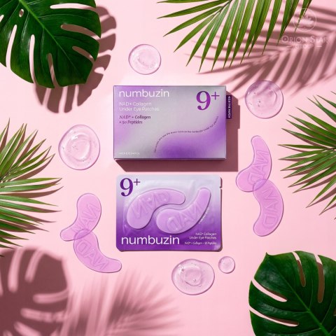 Numbuzin | No.9 NAD Collagen Under Eye Patches | Koreańskie Płatki pod Oczy Ujędrniające - 5 par