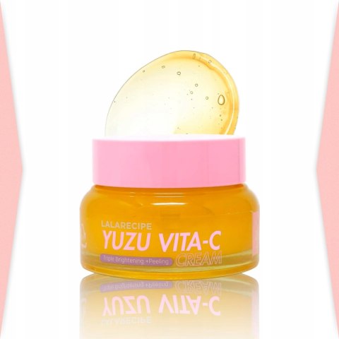 LalaRecipe | Yuzu Vita C Brightening Cream | Rozjaśniający Krem do Twarzy z Witaminą C - 50ml
