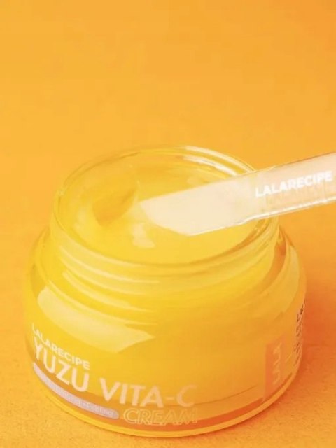 LalaRecipe | Yuzu Vita C Brightening Cream | Rozjaśniający Krem do Twarzy z Witaminą C - 50ml