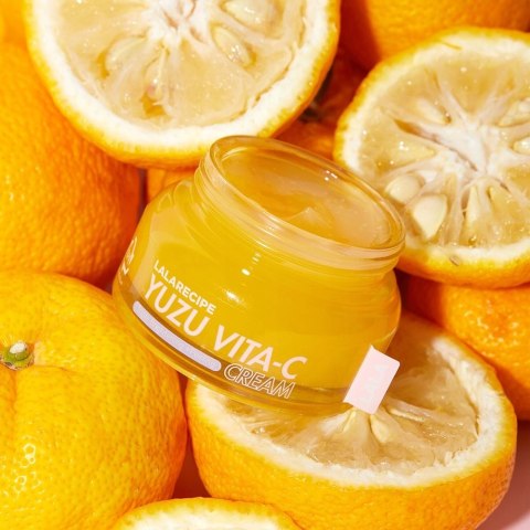LalaRecipe | Yuzu Vita C Brightening Cream | Rozjaśniający Krem do Twarzy z Witaminą C - 50ml