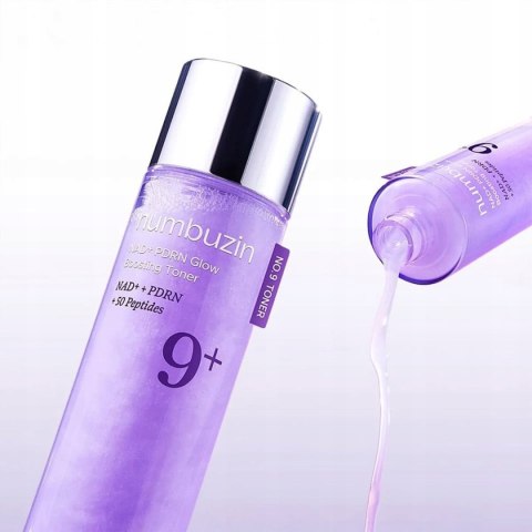 Numbuzin | No.9 NAD PDRN Glow Boosting Toner | Koreański Tonik do Skóry Poszarzałej - 150ml