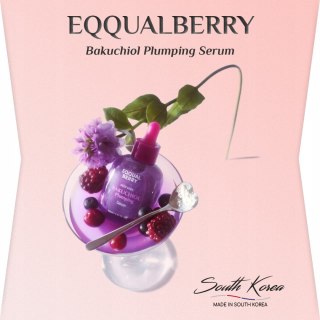 EQQUALBERRY | Bakuchiol Plumping Serum | Ujędrniające Serum z Bakuchiolem Nawilżenie i Elastyczność - 30ml