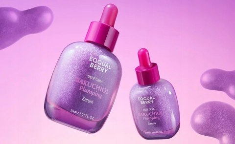 EQQUALBERRY | Bakuchiol Plumping Serum | Ujędrniające Serum z Bakuchiolem Nawilżenie i Elastyczność - 30ml