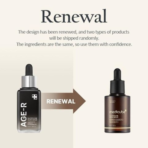 Medicube | AGE-R Glutathione Glow Serum | Koreańskie Serum do Twarzy Rozświetlające - 30g