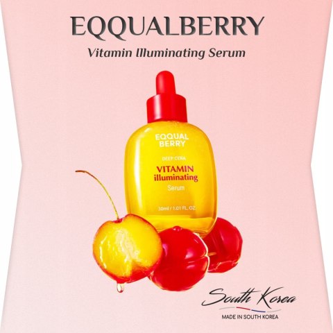 EQQUALBERRY | Vitamin Illuminating Serum | Rozświetlające Serum do Twarzy Witaminy i Blask Glow - 30ml