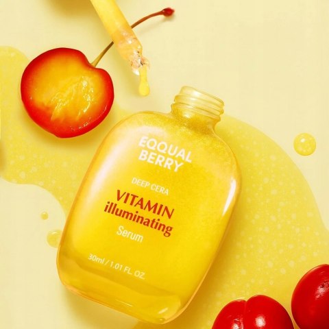 EQQUALBERRY | Vitamin Illuminating Serum | Rozświetlające Serum do Twarzy Witaminy i Blask Glow - 30ml