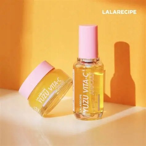 LalaRecipe | Yuzu Vita C Ampoule | Koreańskie Serum do Twarzy na Przebarwienia - 50ml
