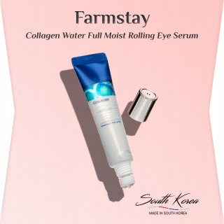 Farmstay | Collagen Water Full Moist Rolling Eye Serum | Nawilżające Serum pod Oczy z Kolagenem - 25ml
