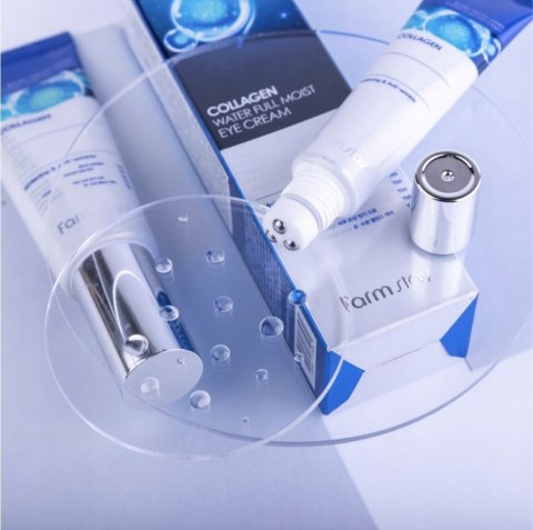 Farmstay | Collagen Water Full Moist Rolling Eye Serum | Nawilżające Serum pod Oczy z Kolagenem - 25ml