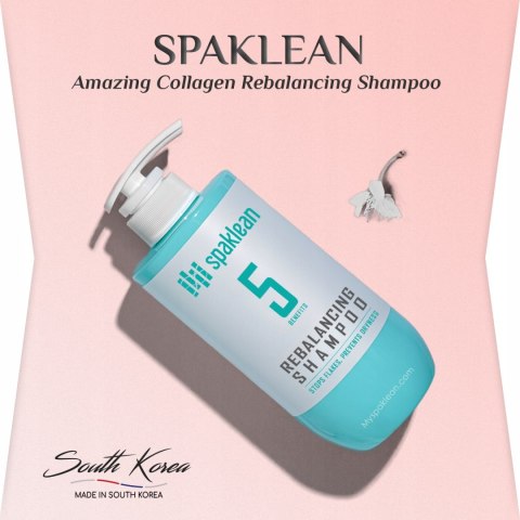 SPAKLEAN | Amazing Collagen Rebalancing Shampoo | Szampon Balansujący do Głębokiego Oczyszczania - 500ml