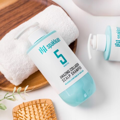 SPAKLEAN | Amazing Collagen Scalp Shampoo | Szampon Kolagenowy Nawilżający Regeniracja - 500ml
